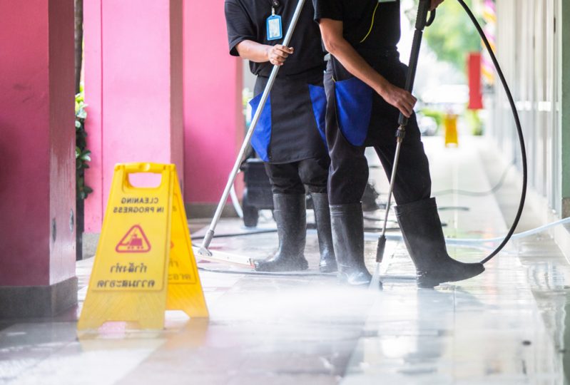 Cleaning and maintenance of buildings