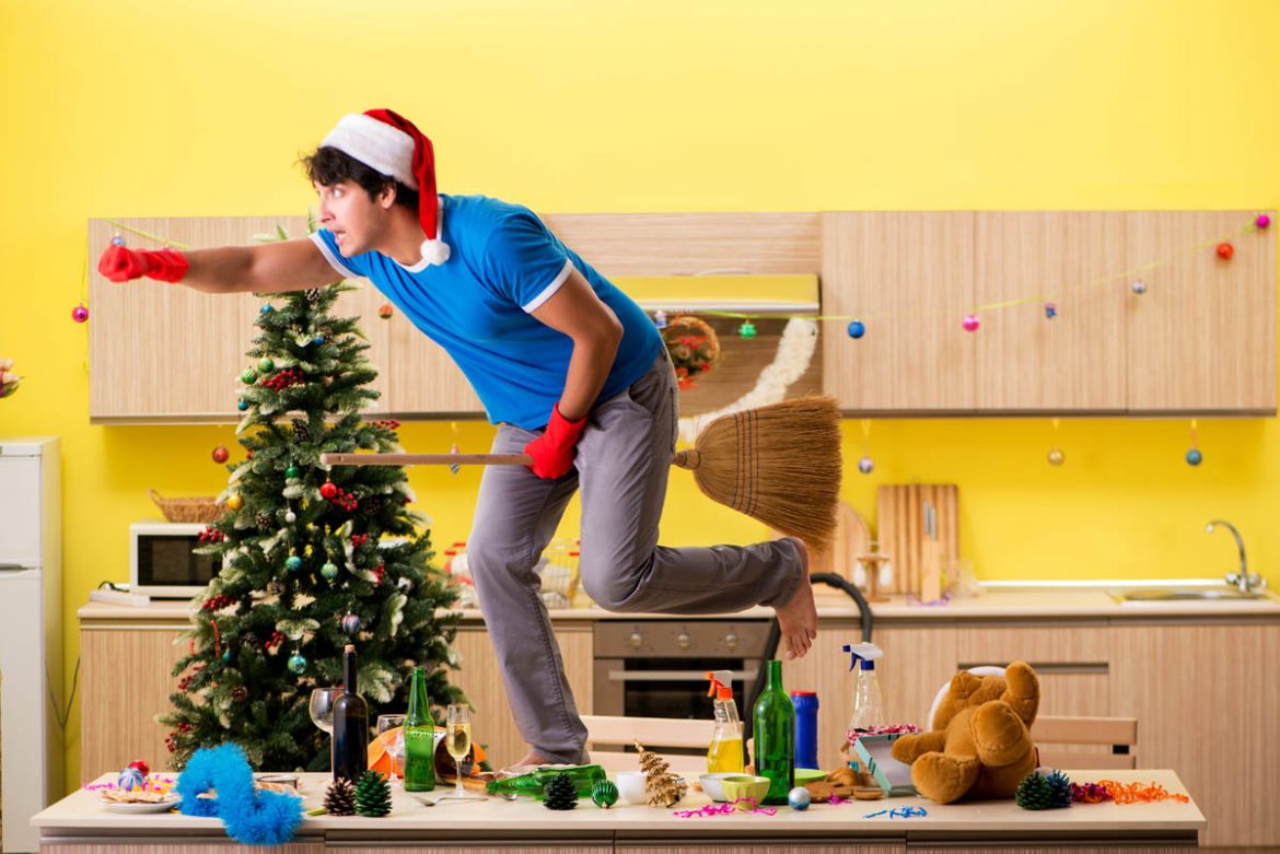 Limpieza profunda para eventos navideños