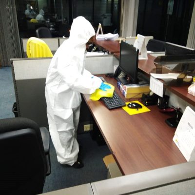 Commercial deep cleaning services of COVID-19 in Panama