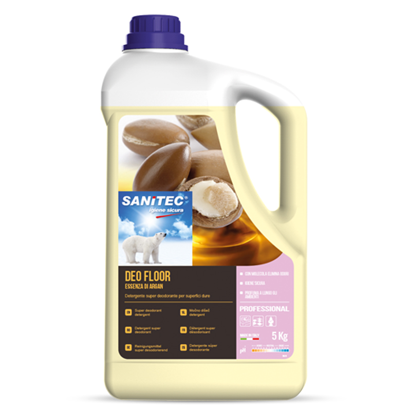 Sanitec Deo Floor Essenza Argan detergente pavimenti Professionale. Conf.  10kg